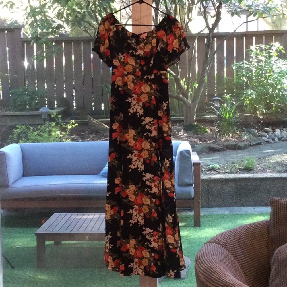 Floral maxi dress
